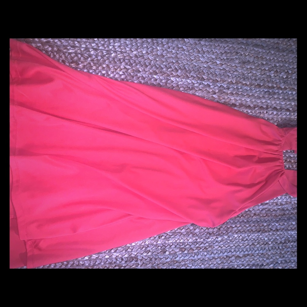 Coral dress